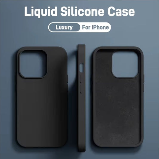 iPhone 15 Pro Max Liquid Silicone Protective Case